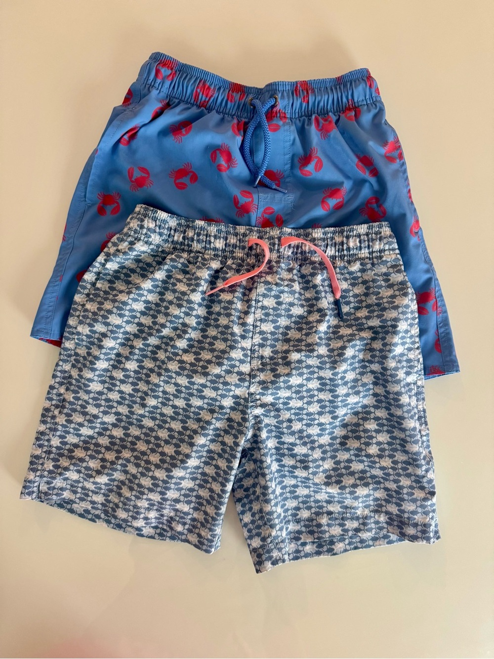 Southern Tide and Classic Club Boys Blue Swim Trunks